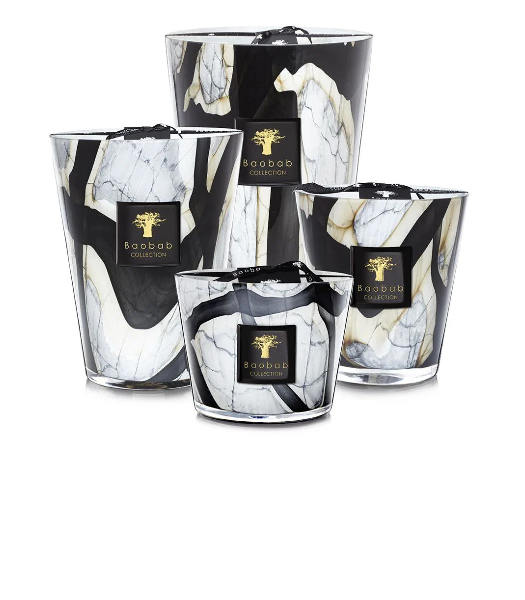 Bougie Stones Marble &#8211; Baobab Collection