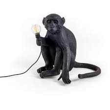 Singe Sitting Black Seletti