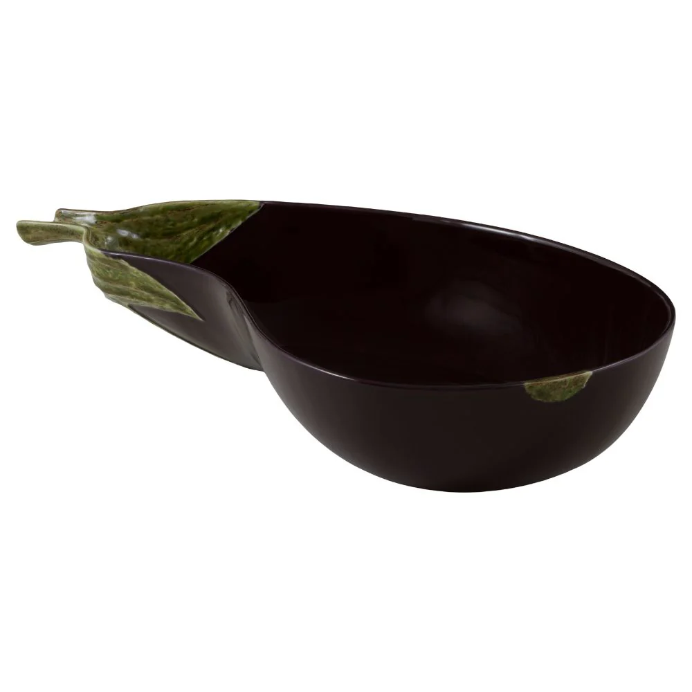 Plat à Salade Aubergine &#8211; Bordallo Pinheiro