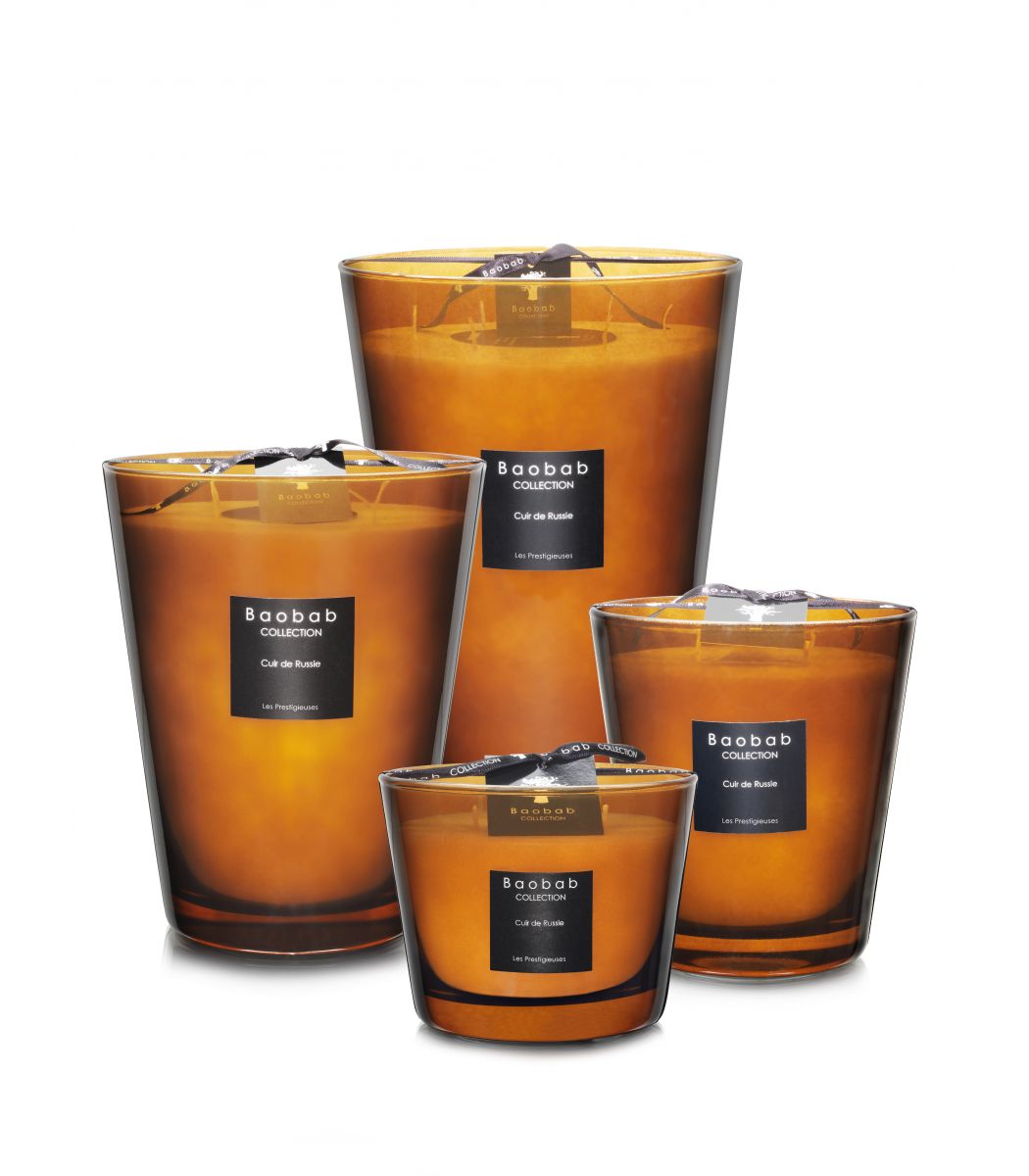 Bougie Cuir De Russie &#8211; Baobab Collection