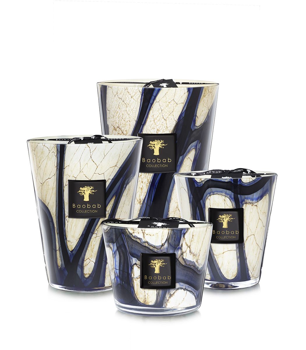 Bougie Stones Lazuli &#8211; Baobab Collection