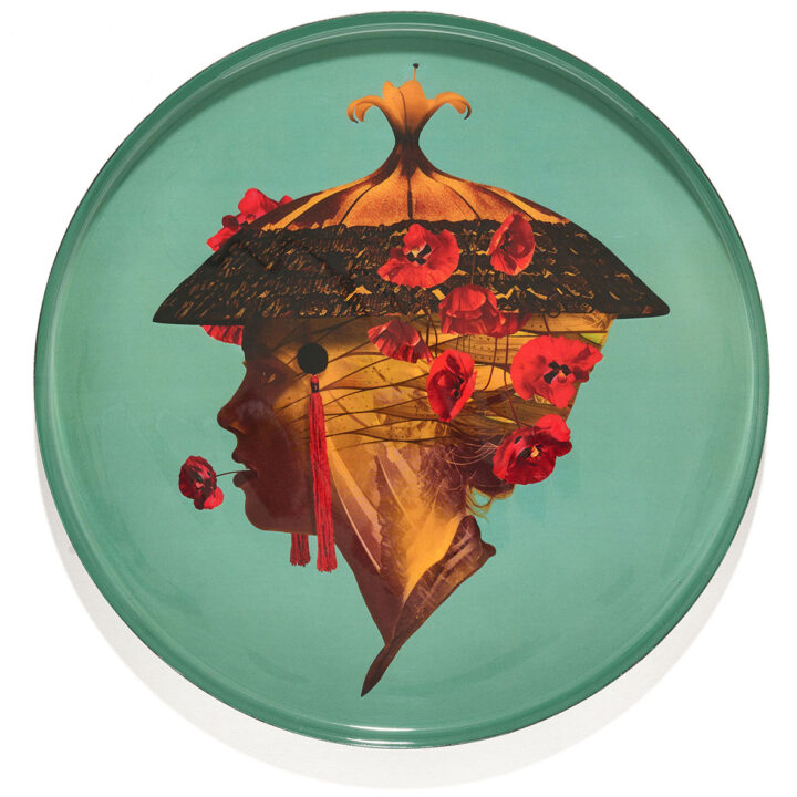 Plateau Rond Curiosito 33 cm &#8211; GANGZAÏ