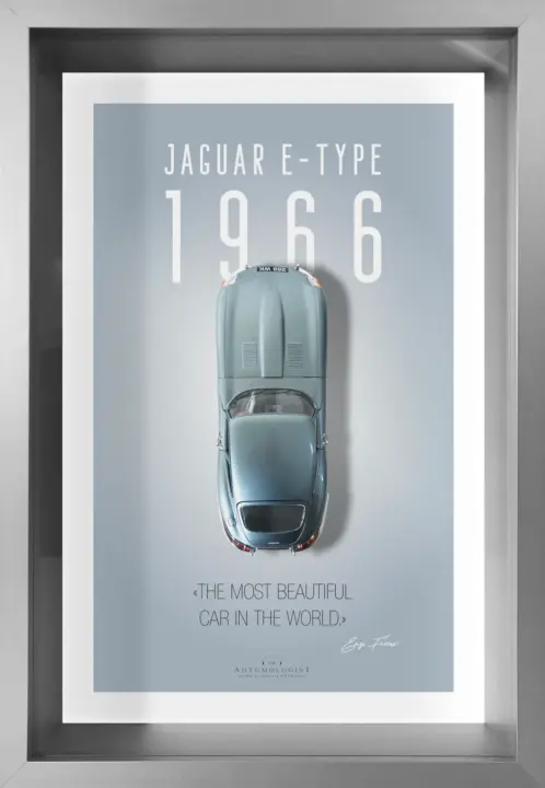 Ford Jaguar Type E 1966 – 40×60 – The Automologist
