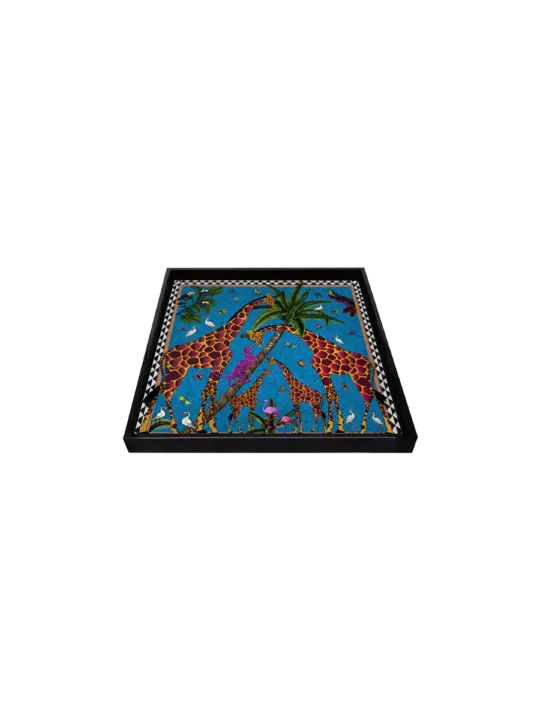 Tray Giraffe Blue 16cm &#8211; Ortigia Sicilia